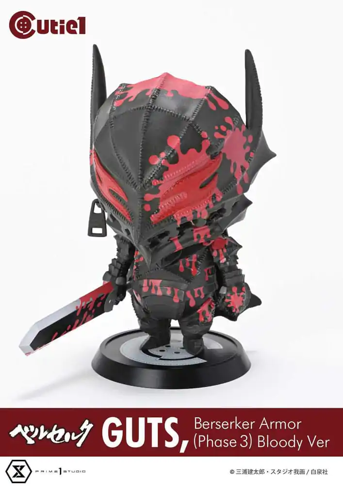 Berserk Cutie1 PVC figurka Guts Berserker Armor (Phase 3) Bloody verze 12 cm fotografii produktu