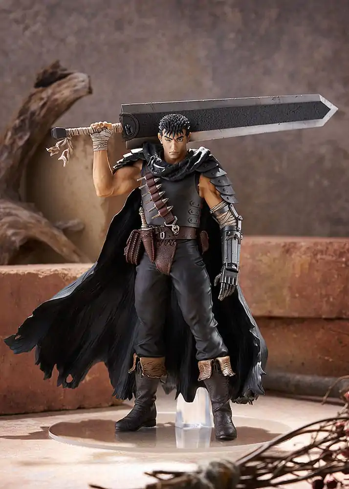 Berserk Pop Up Parade L PVC Soška Guts (Black Swordsman) 22 cm fotografii produktu