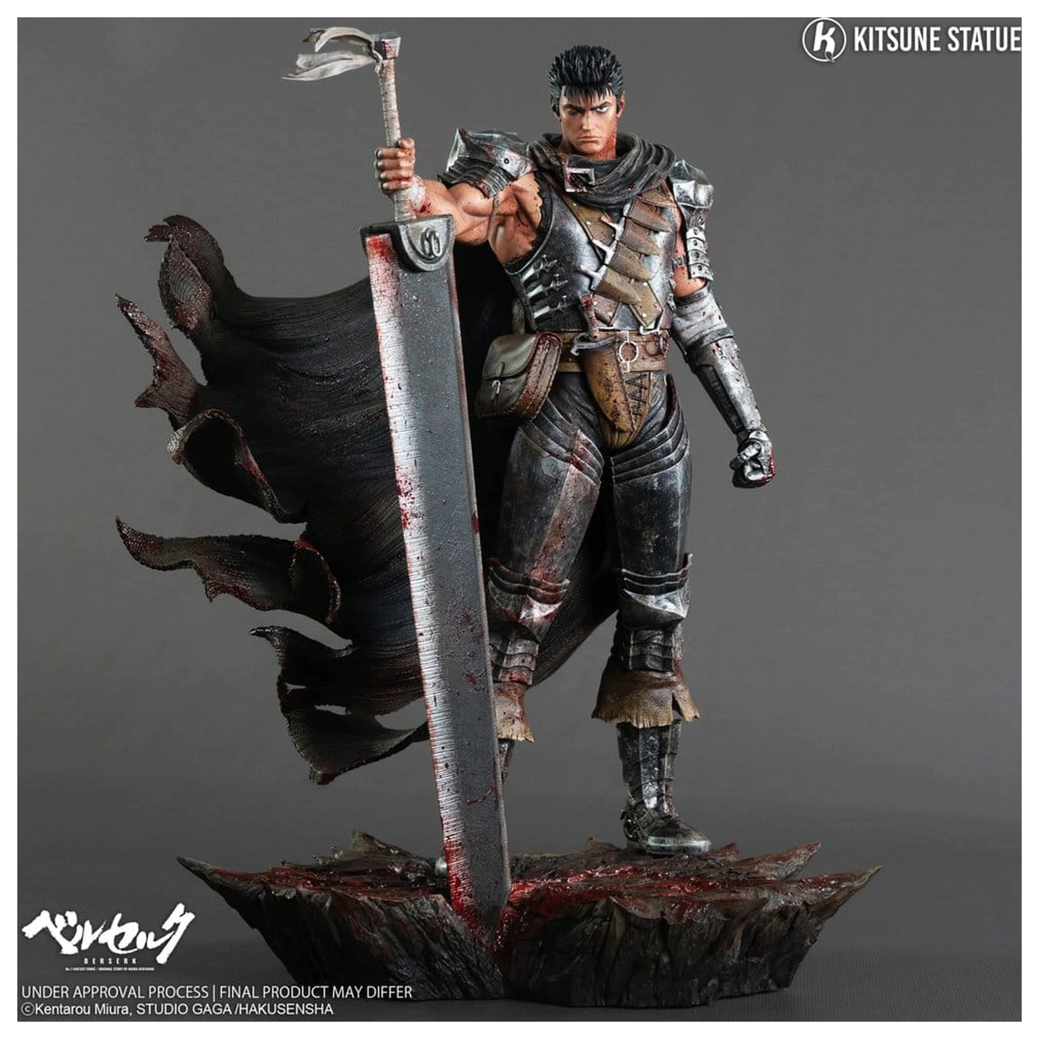 Berserk Socha 1/6 Guts 38 cm fotografii produktu