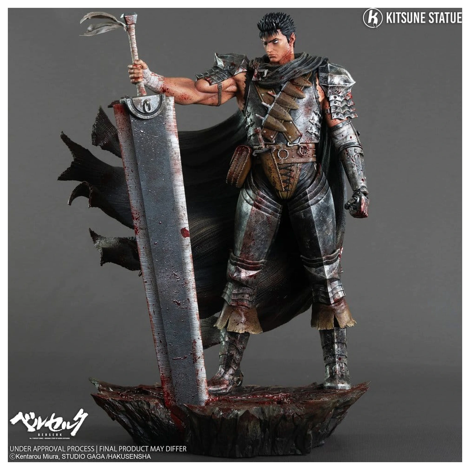 Berserk Socha 1/6 Guts 38 cm fotografii produktu