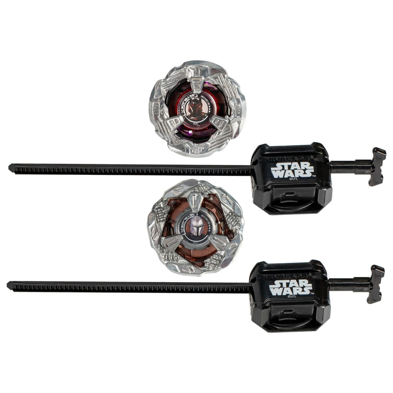 Beyblade X a Star Wars Collab The Mandalorian 3-60F vs. Moff Gideon 3-80N fotografii produktu