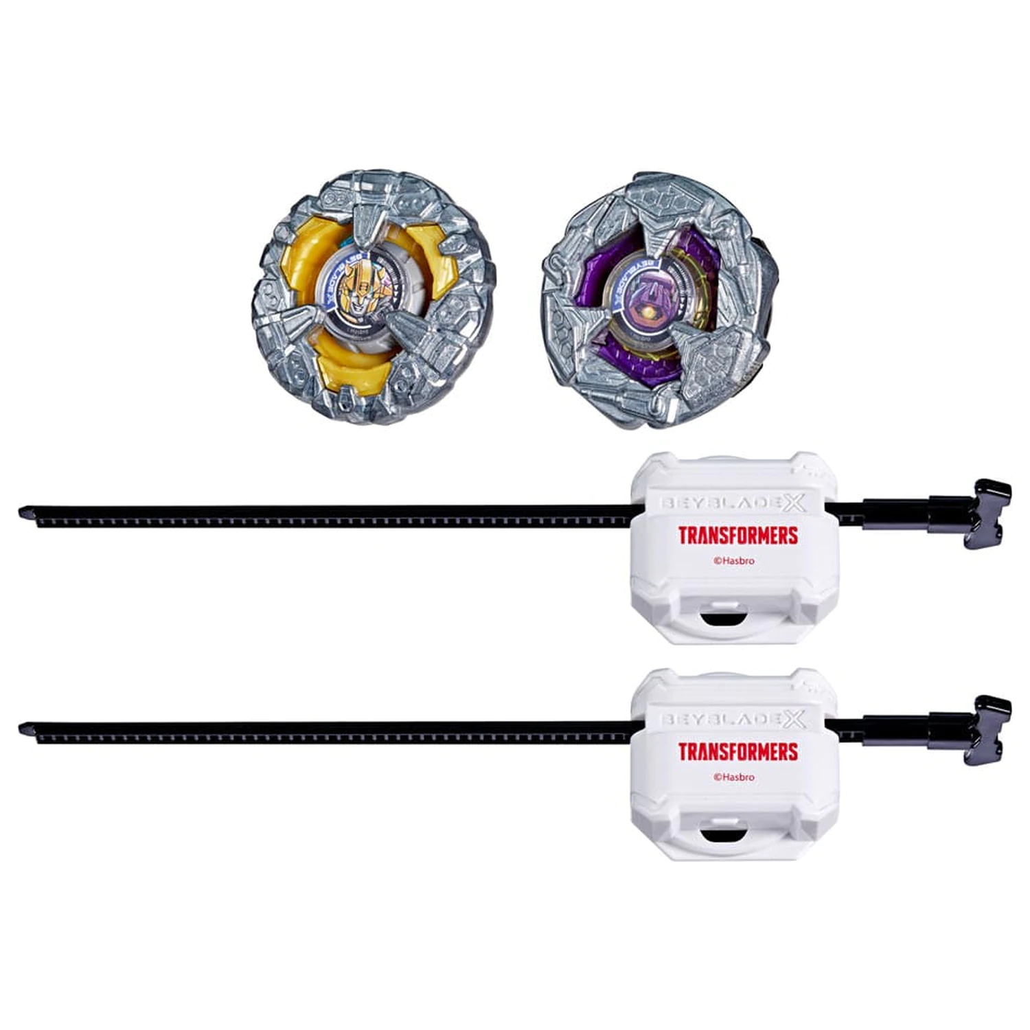 Beyblade X a Transformers Collab Bumblebee 3-60GP vs. Shockwave 5-80O fotografii produktu