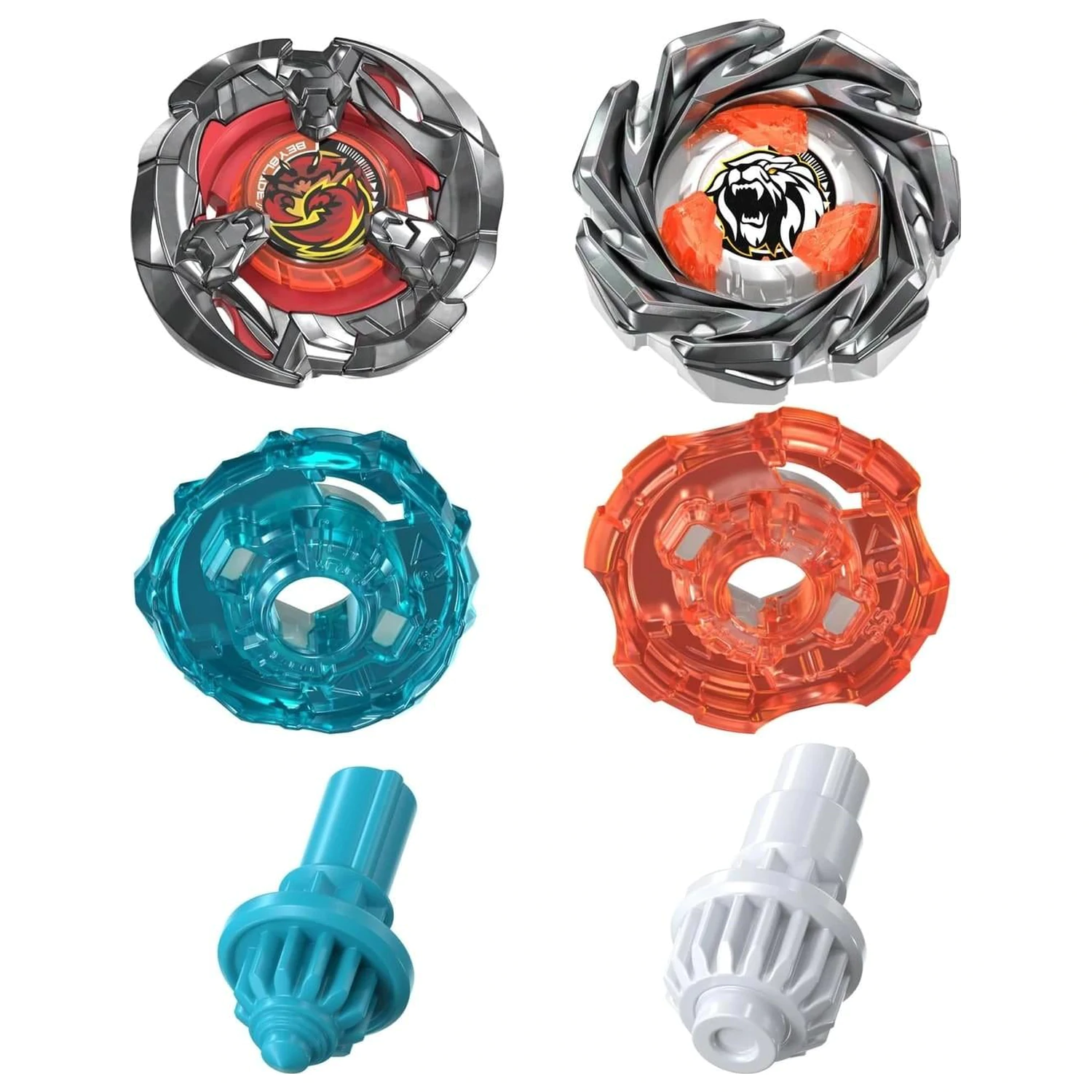 Beyblade X Clamp Crab 9-65S a Crest Leon 4-55A fotografii produktu