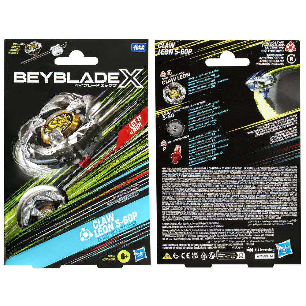 Beyblade X Claw Leon 5-60P startovací sada fotografii produktu