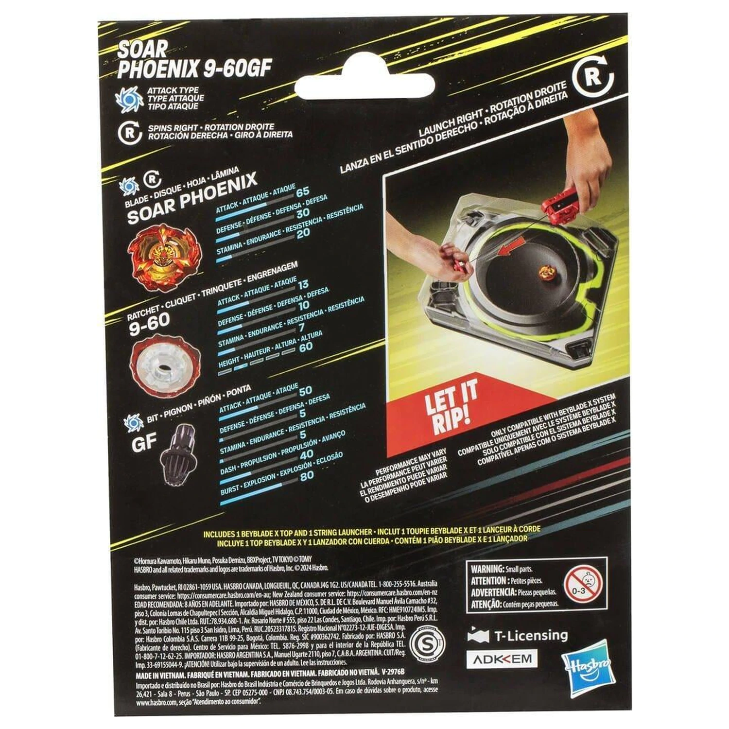 Beyblade X Deluxe sada vystřelovače s lankem fotografii produktu