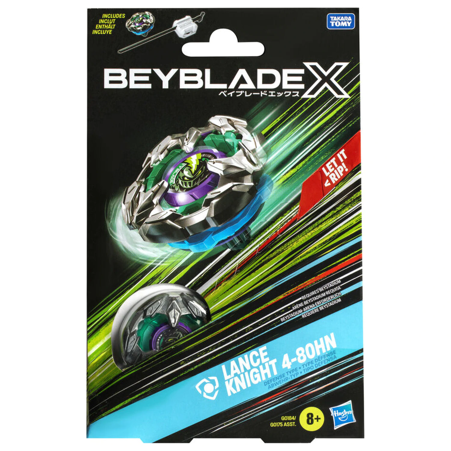 Beyblade X Lance Knight 4-80HN sada hra fotografii produktu