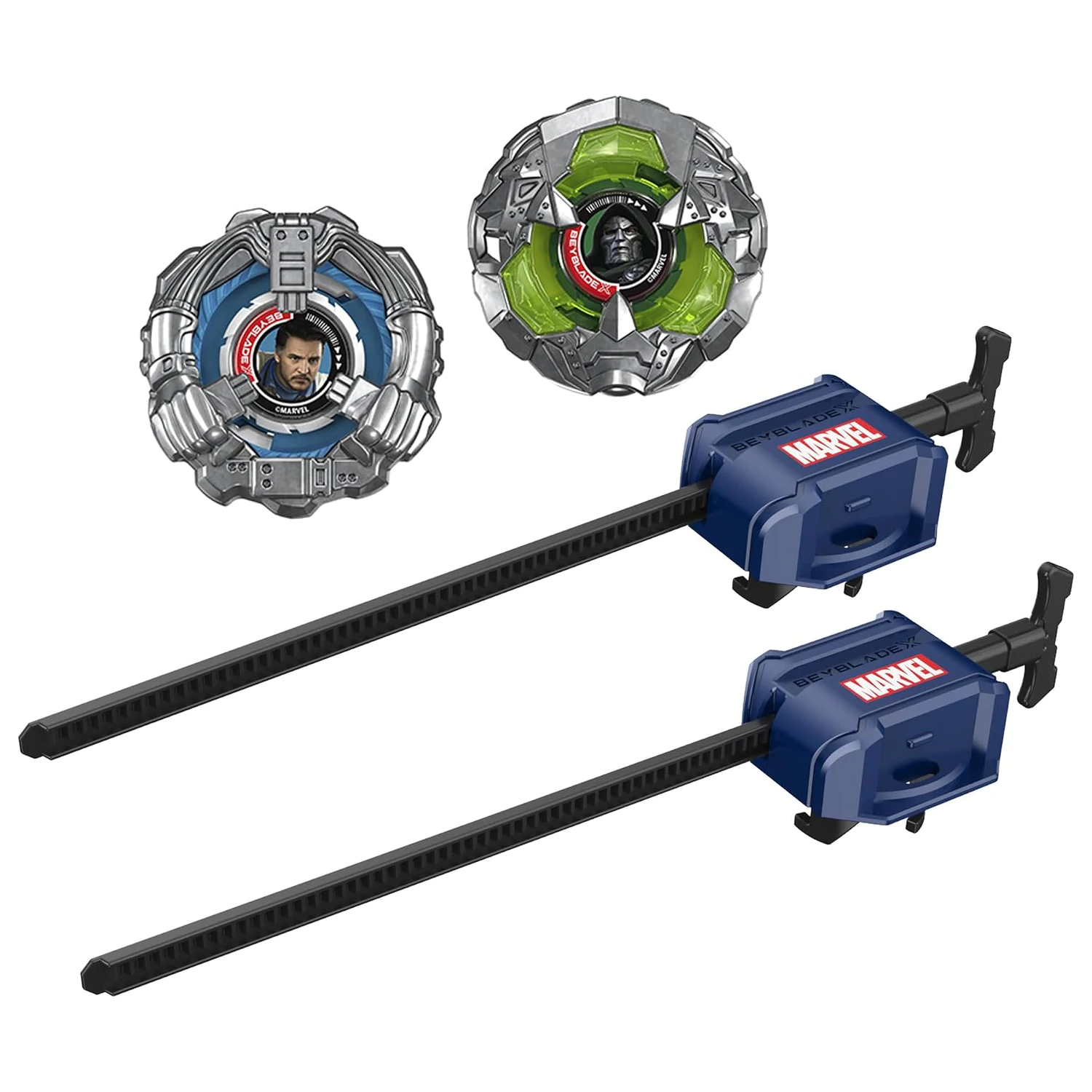 BEYBLADE X Mister Fantastic 9-65A & Doctor Doom 0-80LO fotografii produktu