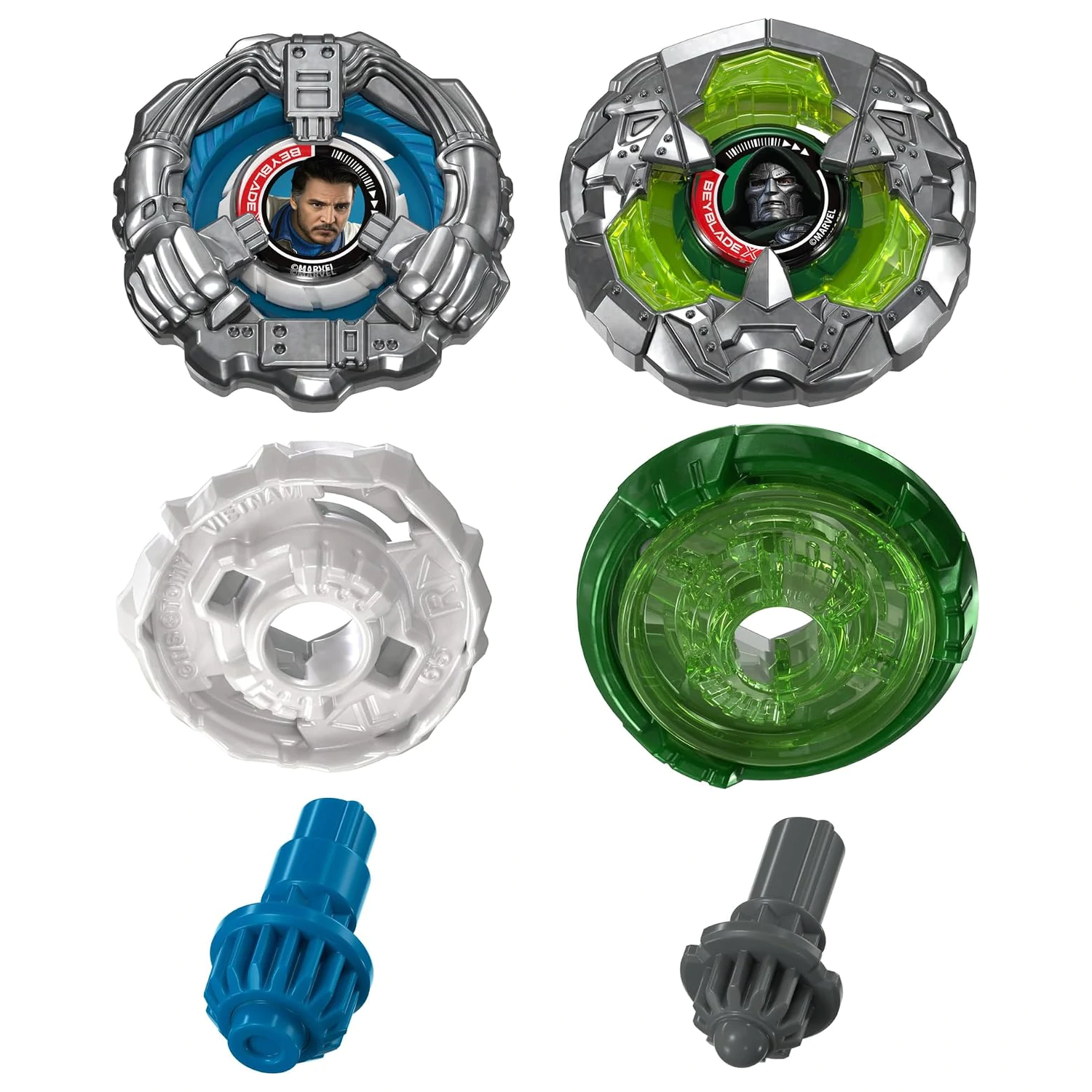 BEYBLADE X Mister Fantastic 9-65A & Doctor Doom 0-80LO fotografii produktu