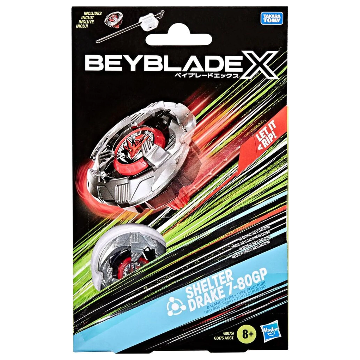 Beyblade X Shelter Drake 7-80GP kit hra fotografii produktu