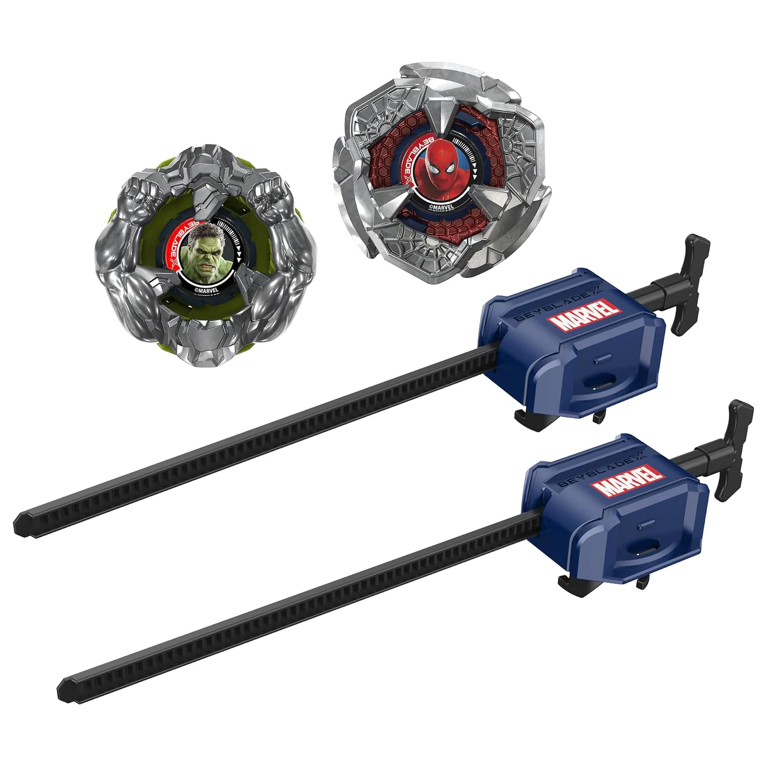 Beyblade X Spider-Man 6-60R a Hulk 3-85N fotografii produktu