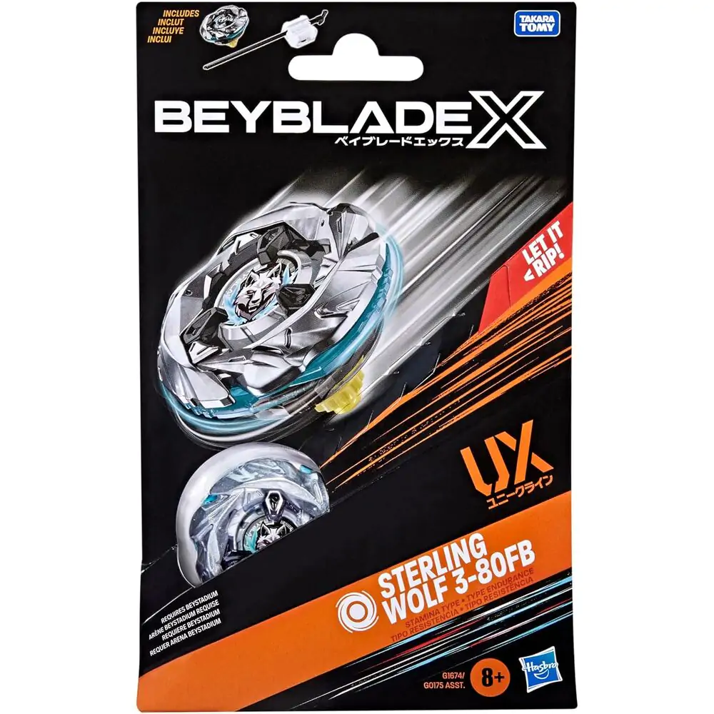 Beyblade X Sterling Wolf 3-80FB UX startovací sada hra fotografii produktu