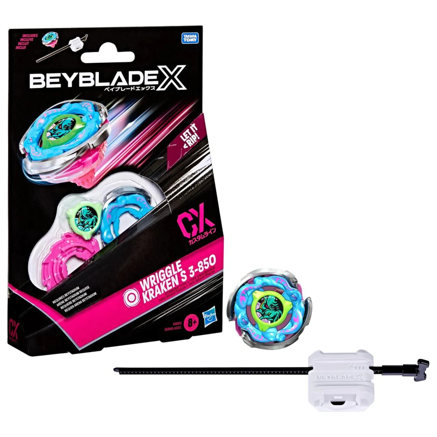 Beyblade X Wriggle Kraken S 3-85O CX startovací balíček fotografii produktu