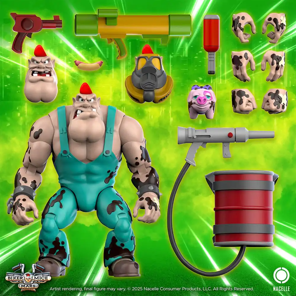 Biker Mice From Mars Akční figurka Greasepit 23 cm fotografii produktu