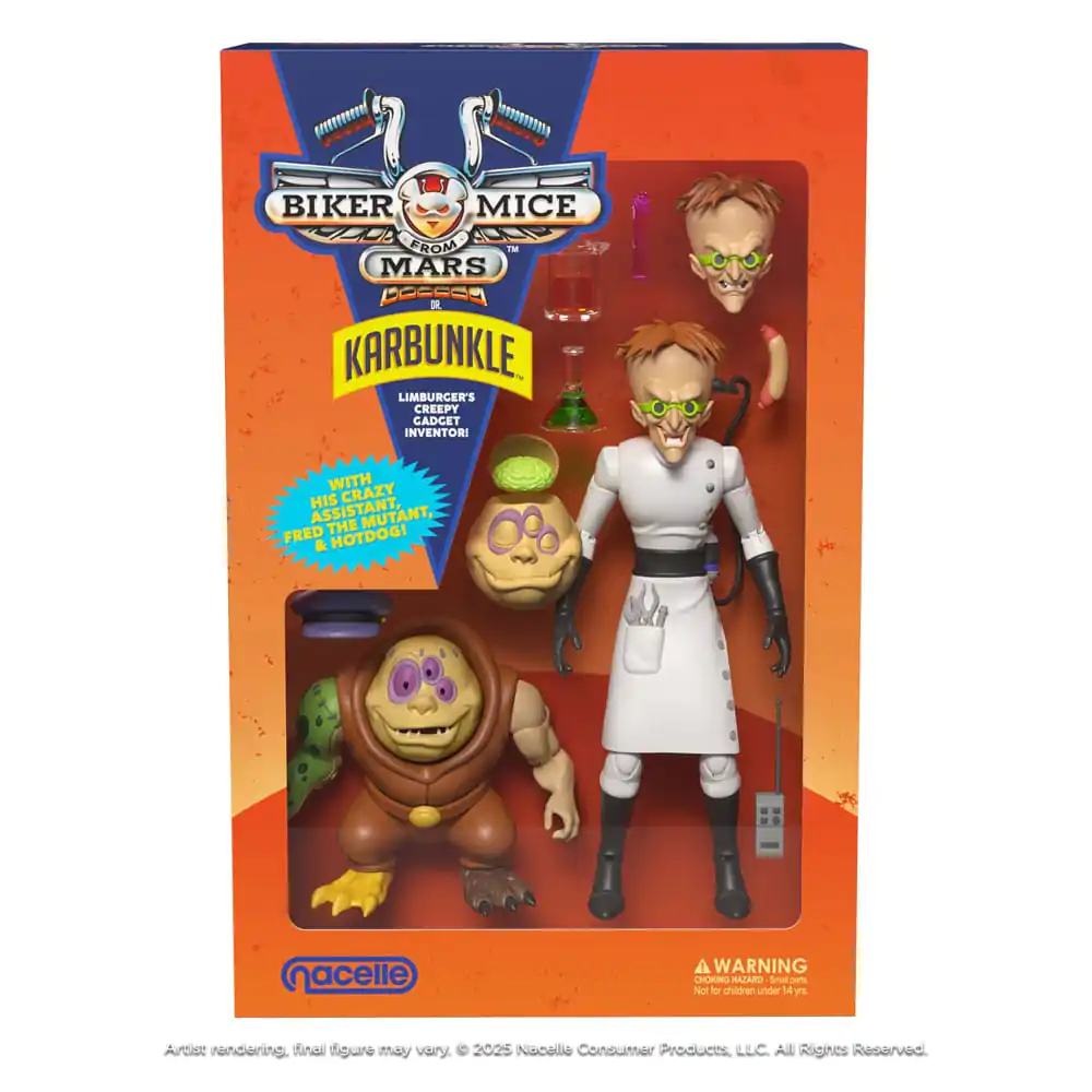 Biker Mice From Mars Akční figurka Karbunkle & Fred The Mutant 23 cm fotografii produktu