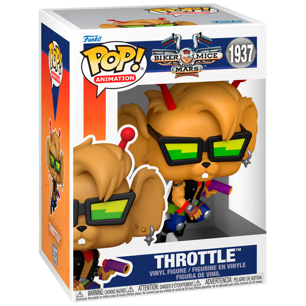 Biker Mice From Mars Pop! Animation Vinylová figurka Throttle 9 cm fotografii produktu
