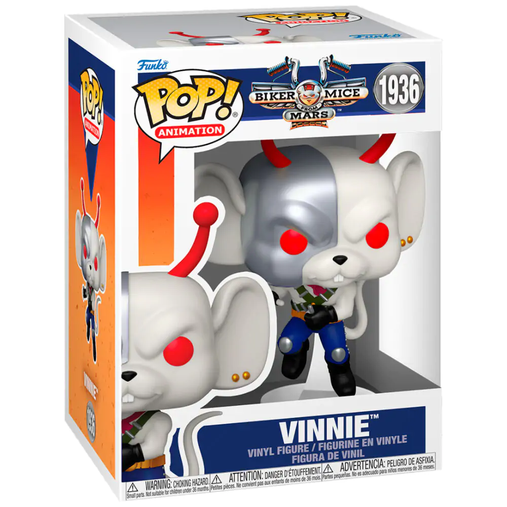 Biker Mice From Mars Pop! Animation vinylová figurka Vinnie 9 cm fotografii produktu