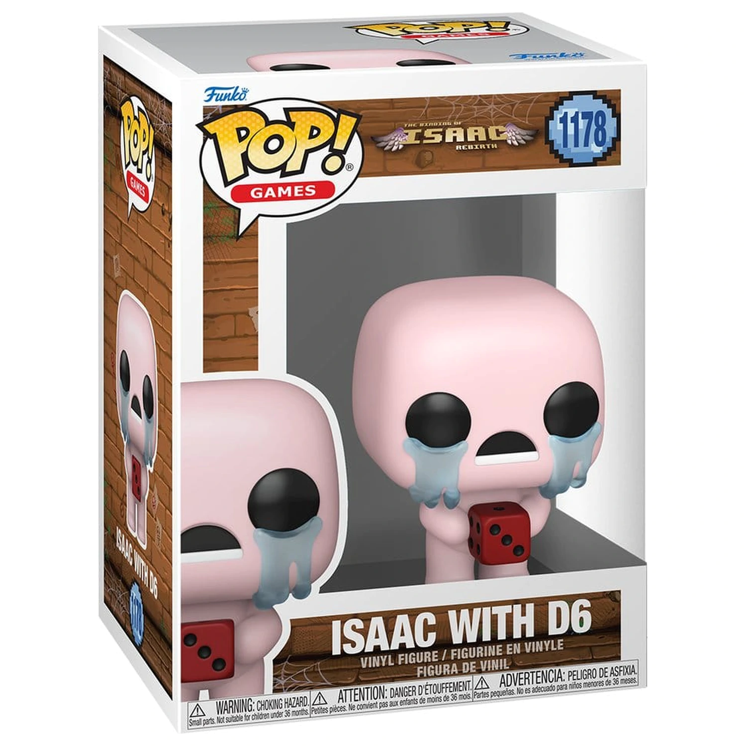 Binding of Isaac Funko POP! Games vinylová figurka Isaac s kostkami 9 cm fotografii produktu