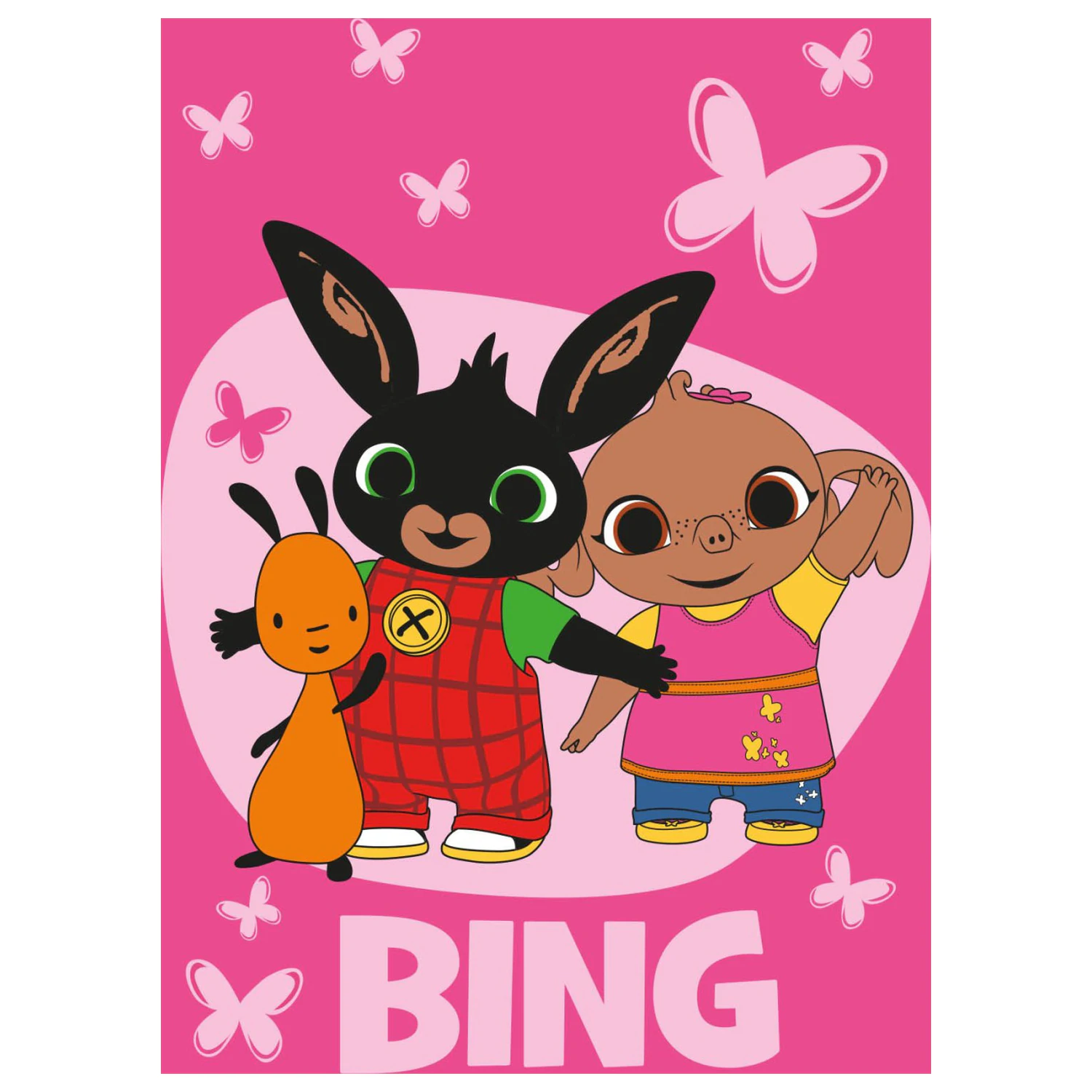 Bing Butterflies fleecová deka fotografii produktu