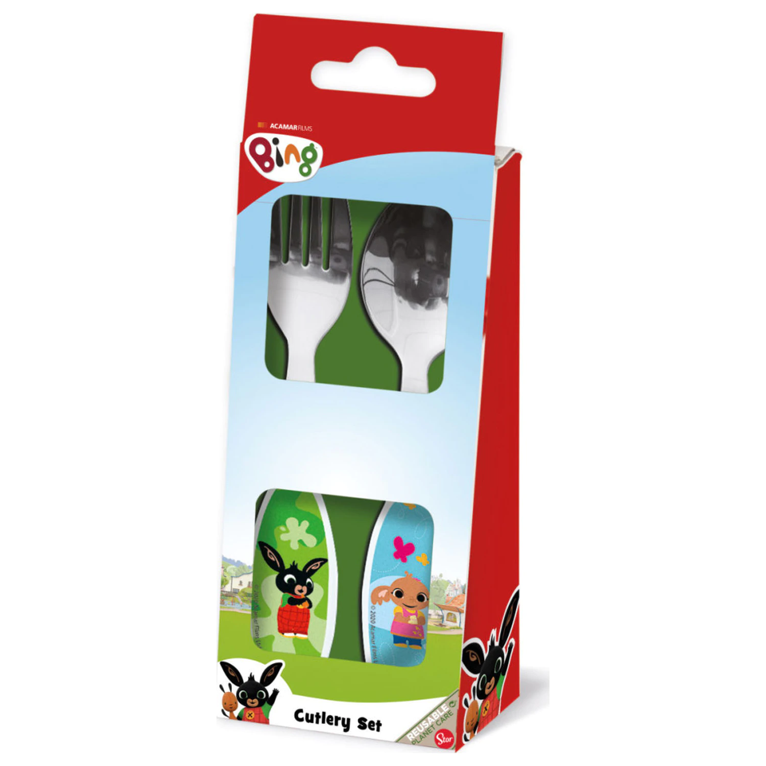 Bing Waving Metal Cutlery Set - 2 kusy fotografii produktu