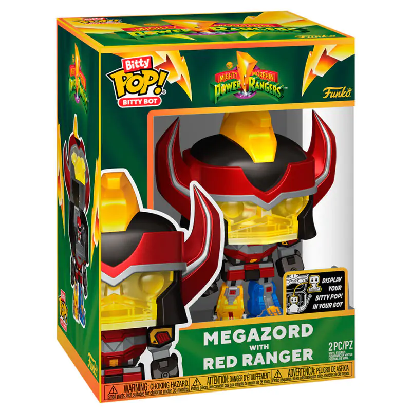 Figurka Bitty Bots Mighty Morphin Power Rangers Megazord s Red Ranger fotografii produktu