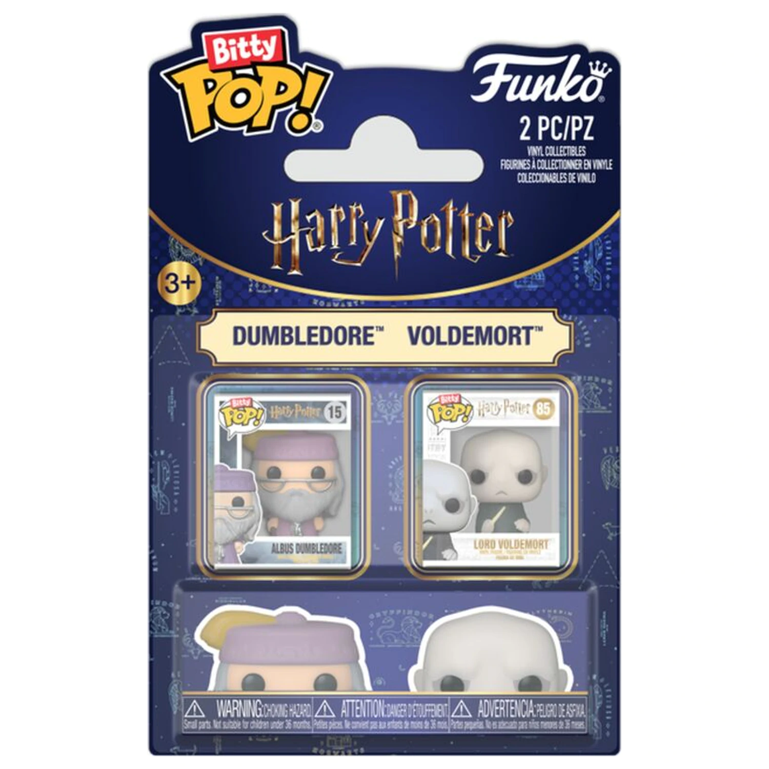 Bitty Funko POP balení 2 figurek Harry Potter Dumbledore & Voldemort fotografii produktu