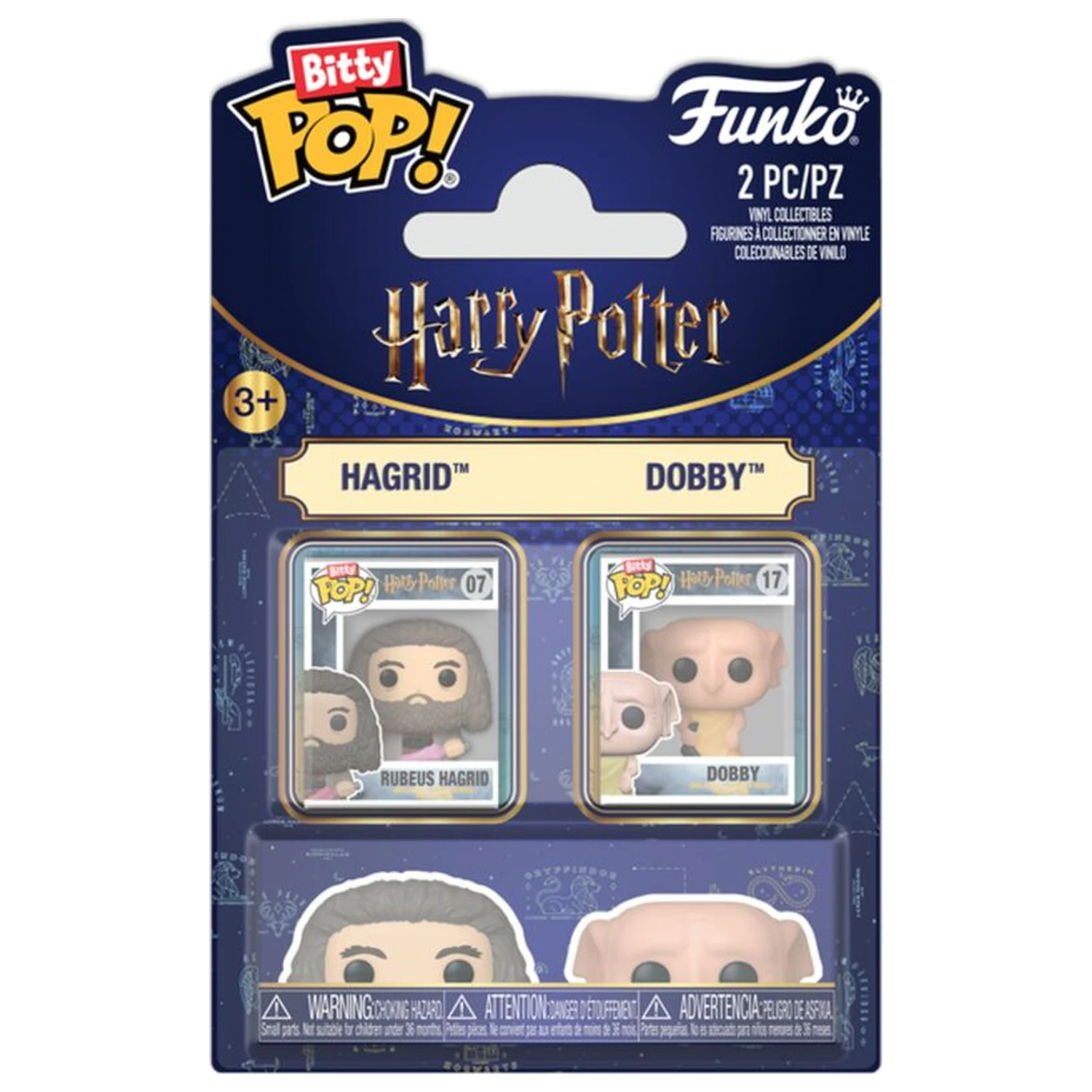 Bitty Funko POP balení 2 figurek Harry Potter Hagrid & Dobby fotografii produktu