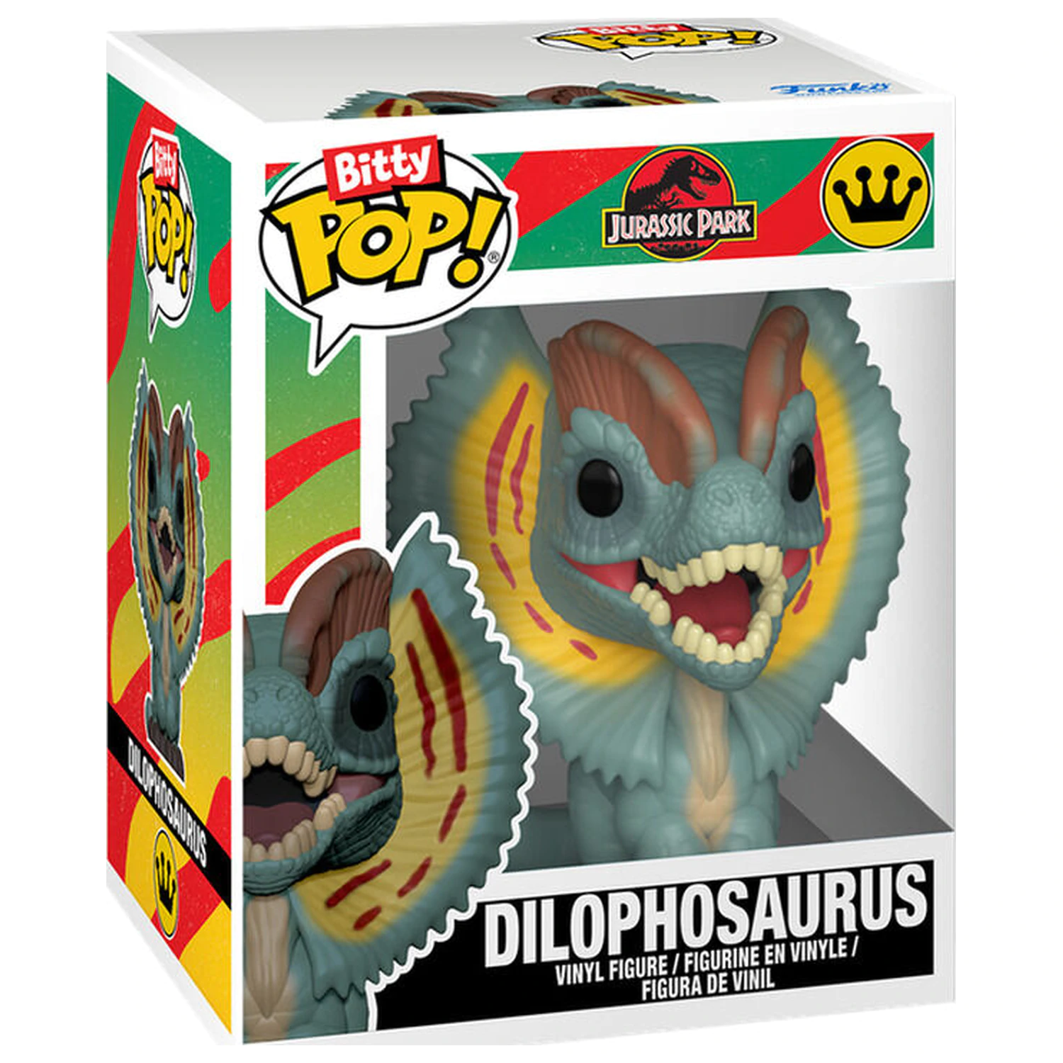 Bitty Funko POP balení 2 figurek Jurassic Park Tyrannosaurus Fossil a Dilophosaurus fotografii produktu