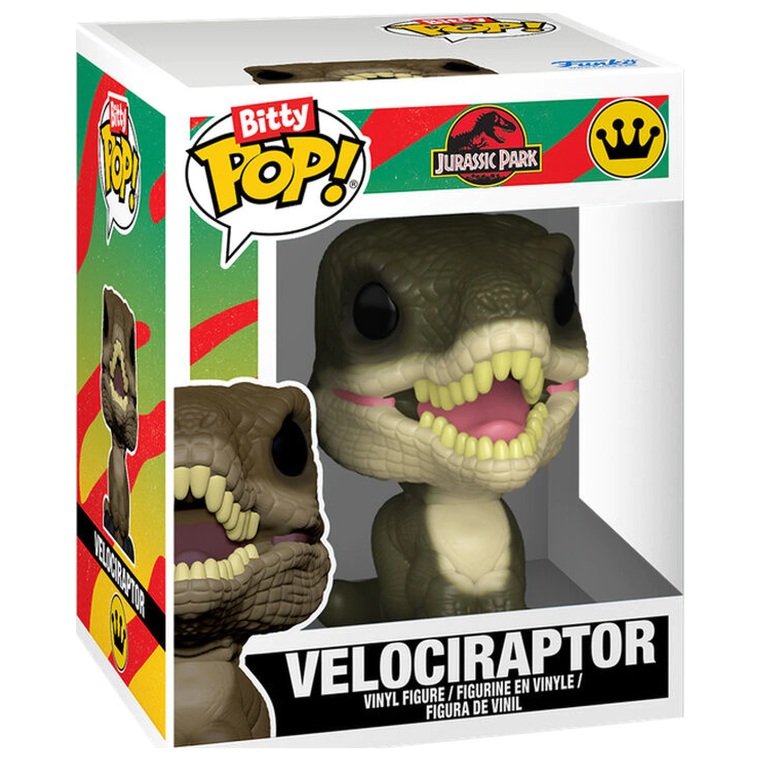 Bitty Funko POP balení 2 figurek Jurassic Park Velociraptor & Brachiosaurus fotografii produktu