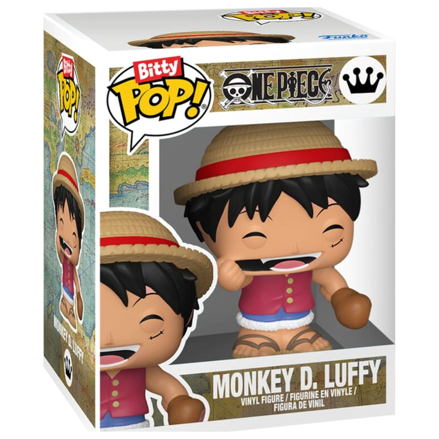 Bitty Funko POP balení 2 figurek One Piece Luffy & Nami fotografii produktu