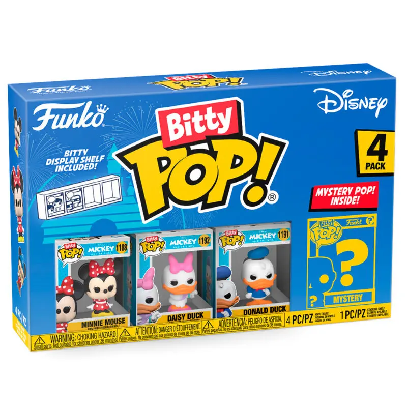 Disney Bitty POP! Vinylová figurka 4-balení Minnie 2,5 cm fotografii produktu