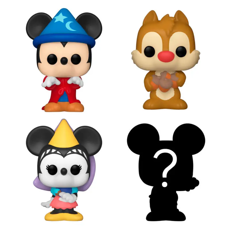 Disney Bitty POP! Vinylová figurka 4-Pack Čaroděj Mickey 2,5 cm fotografii produktu