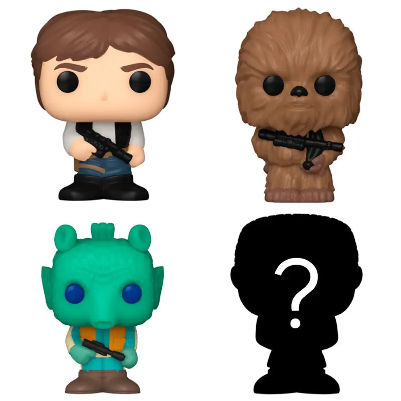 Star Wars Bitty POP! Vinylová figurka 4-balení Han Solo 2,5 cm fotografii produktu