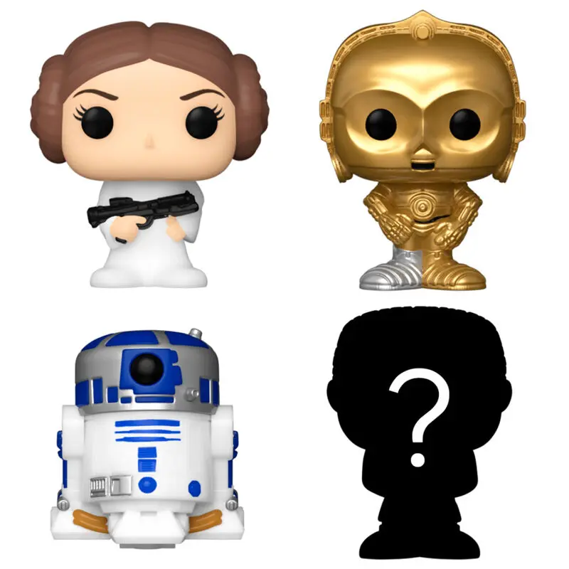 Star Wars Bitty POP! Vinylová figurka 4-balení Leia 2,5 cm fotografii produktu