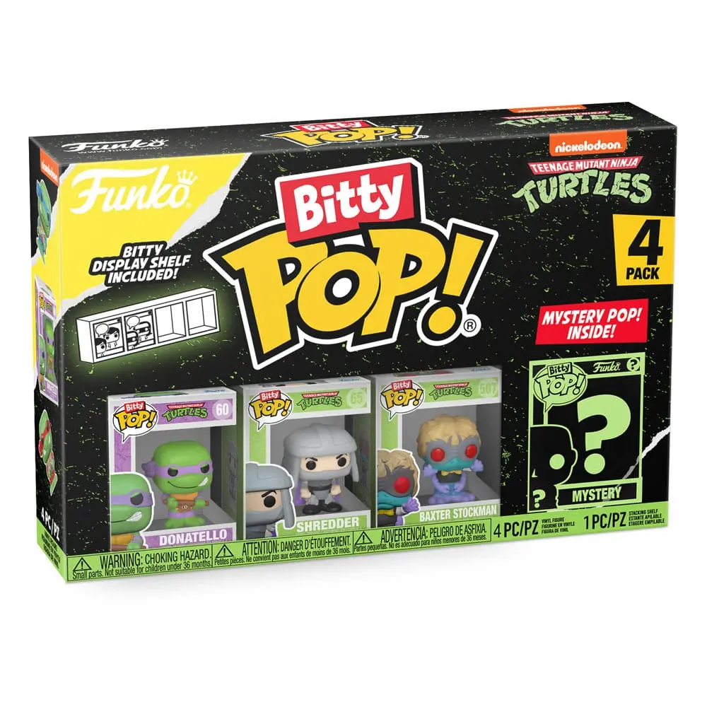 Teenage Mutant Ninja Turtles Bitty POP! Vinylová figurka 4-Pack Donatello 2,5 cm fotografii produktu