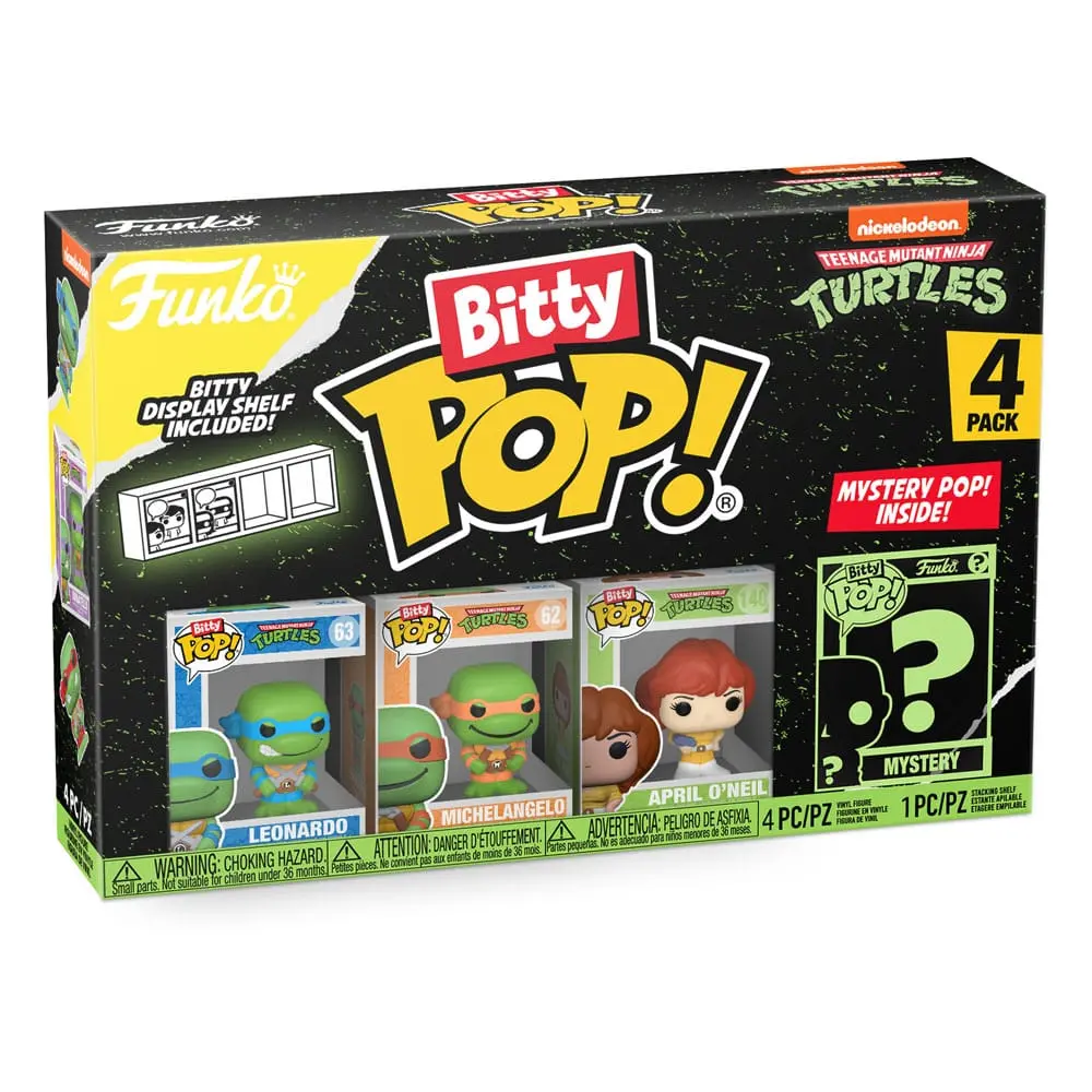 Teenage Mutant Ninja Turtles Bitty POP! Vinylová figurka 4-Pack Leonardo 2,5 cm fotografii produktu