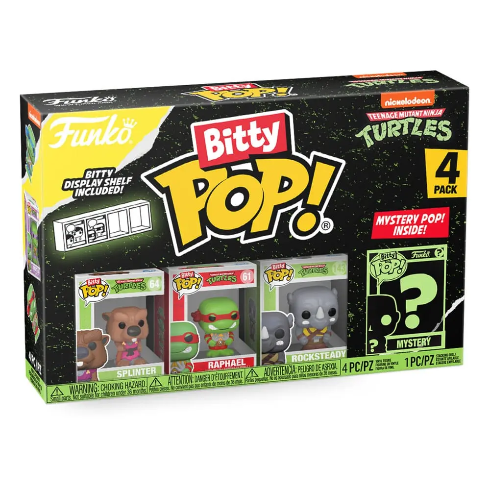 Teenage Mutant Ninja Turtles Bitty POP! Vinylová figurka 4-balení Splinter 2,5 cm fotografii produktu