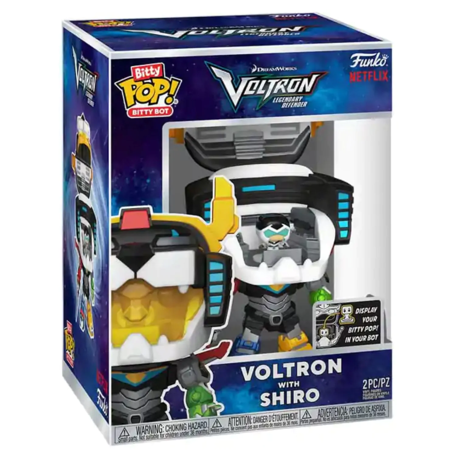 Sada mini figurek Funko POP! Bots Voltron - Voltron 2,5 cm fotografii produktu