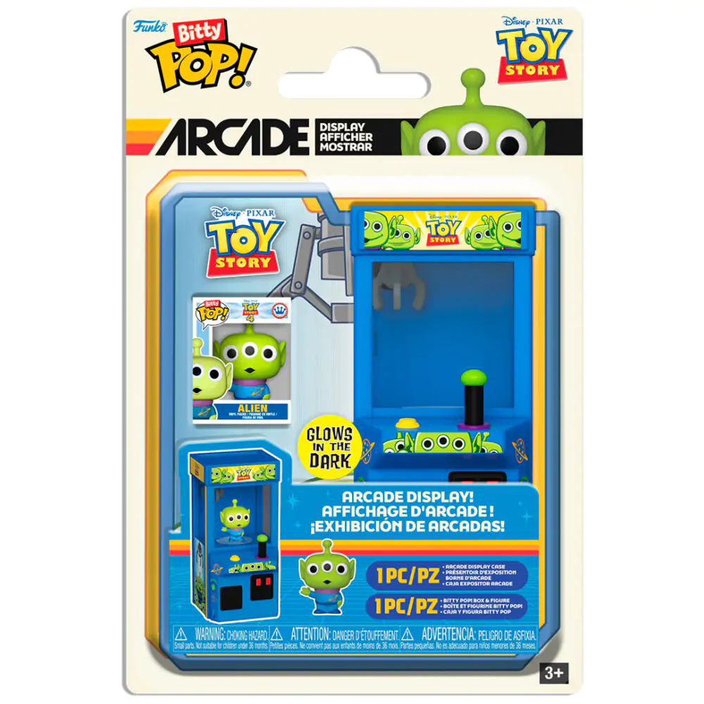 Bitty Funko POP figurka Arcade Claw Disney Pixar Toy Story Alien fotografii produktu