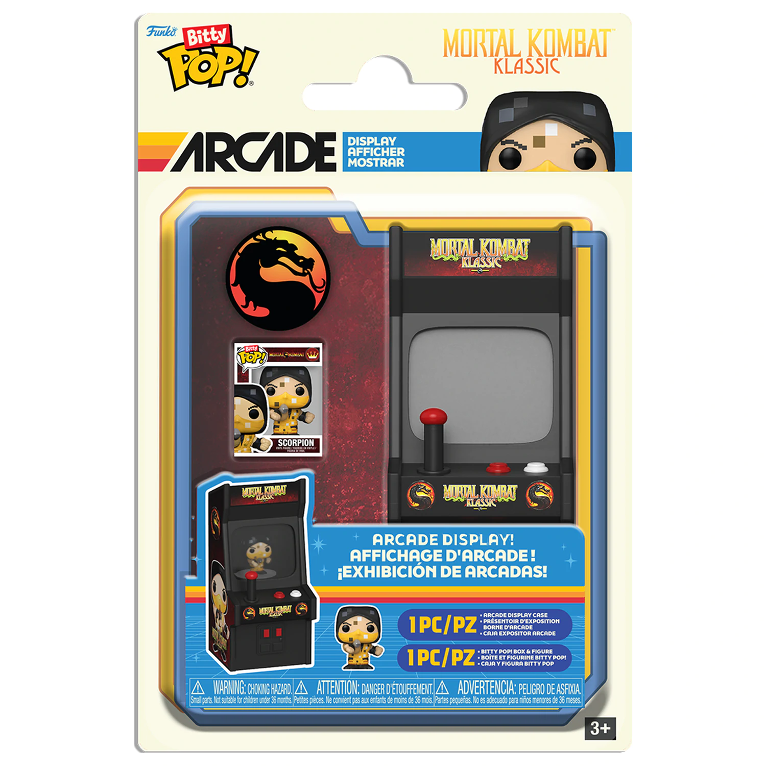 Bitty Funko POP figurka Arcade Mortal Kombat fotografii produktu