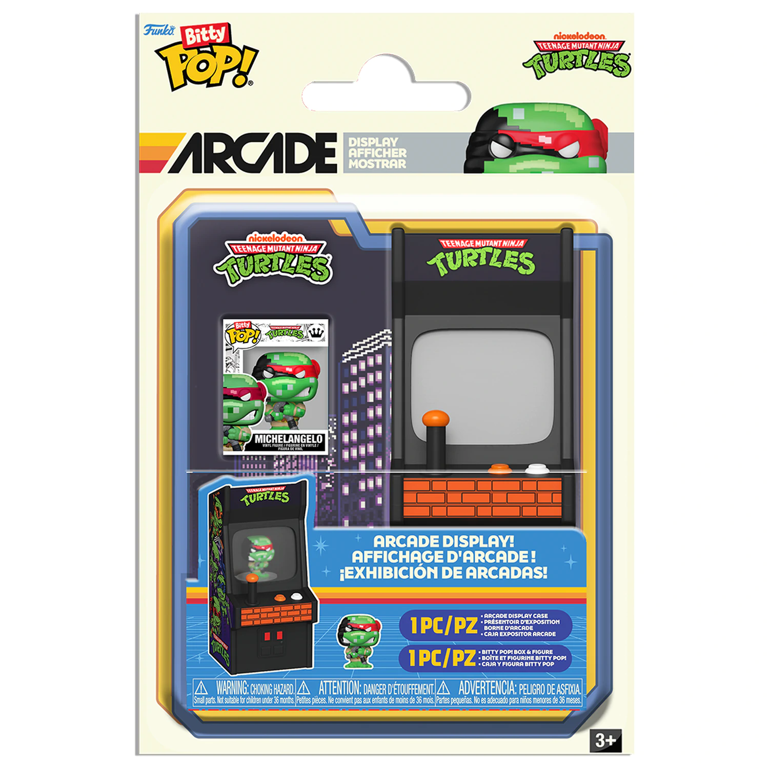 Bitty Funko POP figurka Arcade Teenage Mutant Ninja Turtles fotografii produktu