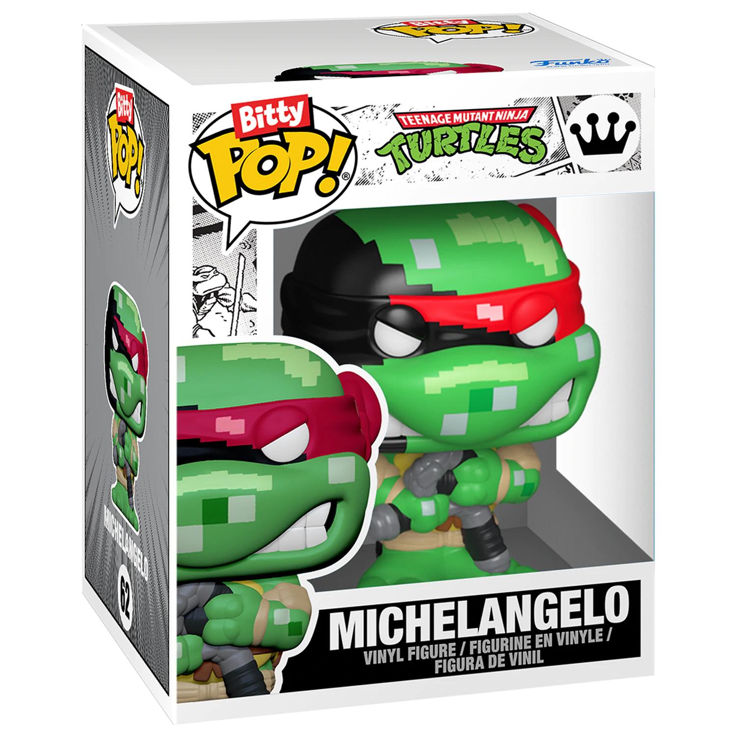 Bitty Funko POP figurka Arcade Teenage Mutant Ninja Turtles fotografii produktu