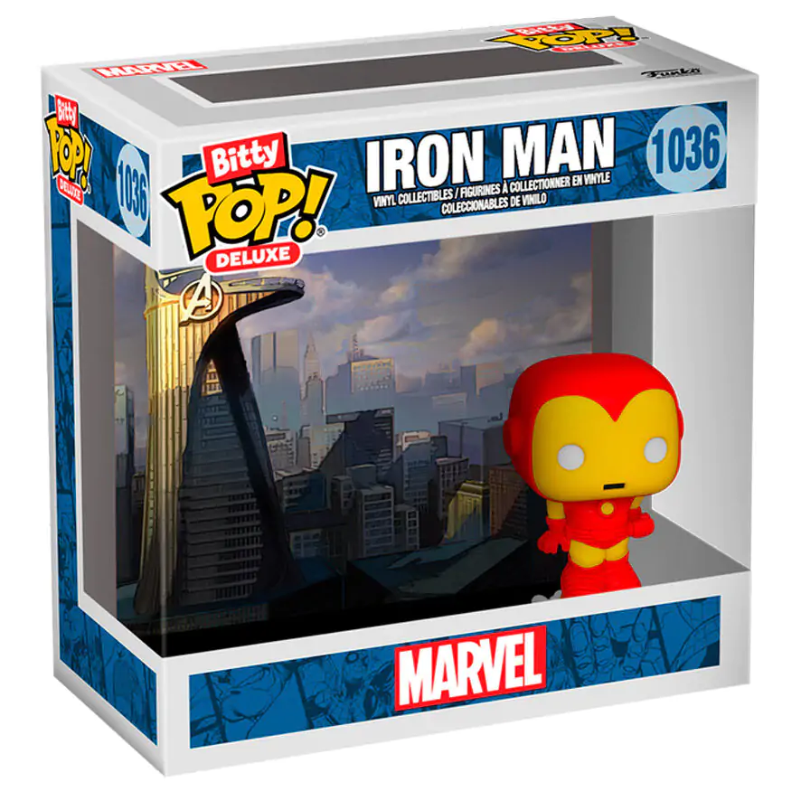 Mini Funko POP figurka Deluxe Marvel Iron Man fotografii produktu