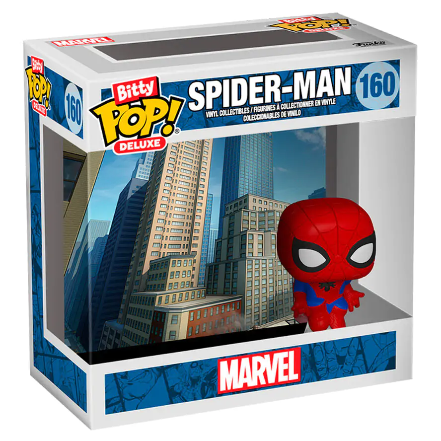 Mini Funko POP figurka Deluxe Marvel Spider-Man fotografii produktu