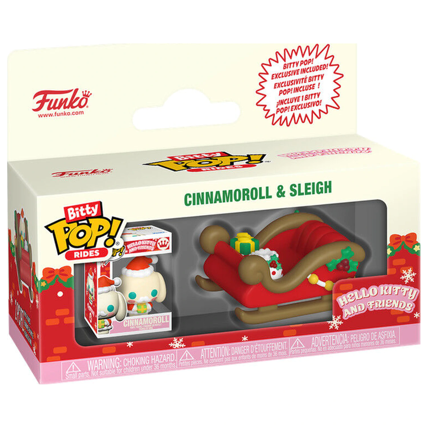 Bitty Funko POP figurka Ride Cinnamoroll and Sleigh fotografii produktu