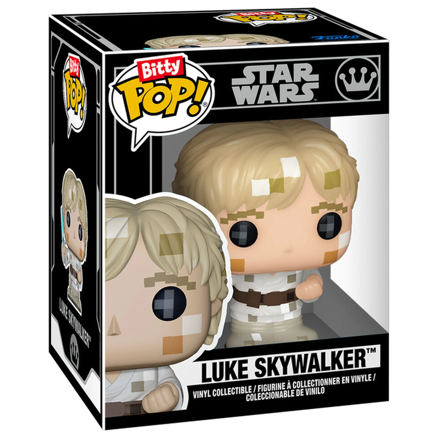 Bitty Funko POP figurka Star Wars 8 Bit Luke Skywalker a Arcade Case fotografii produktu