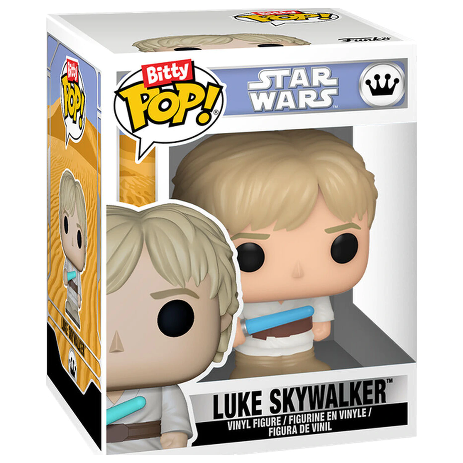 Bitty Funko POP figurka Star Wars 8 Bit Luke Skywalker a Arcade Case fotografii produktu