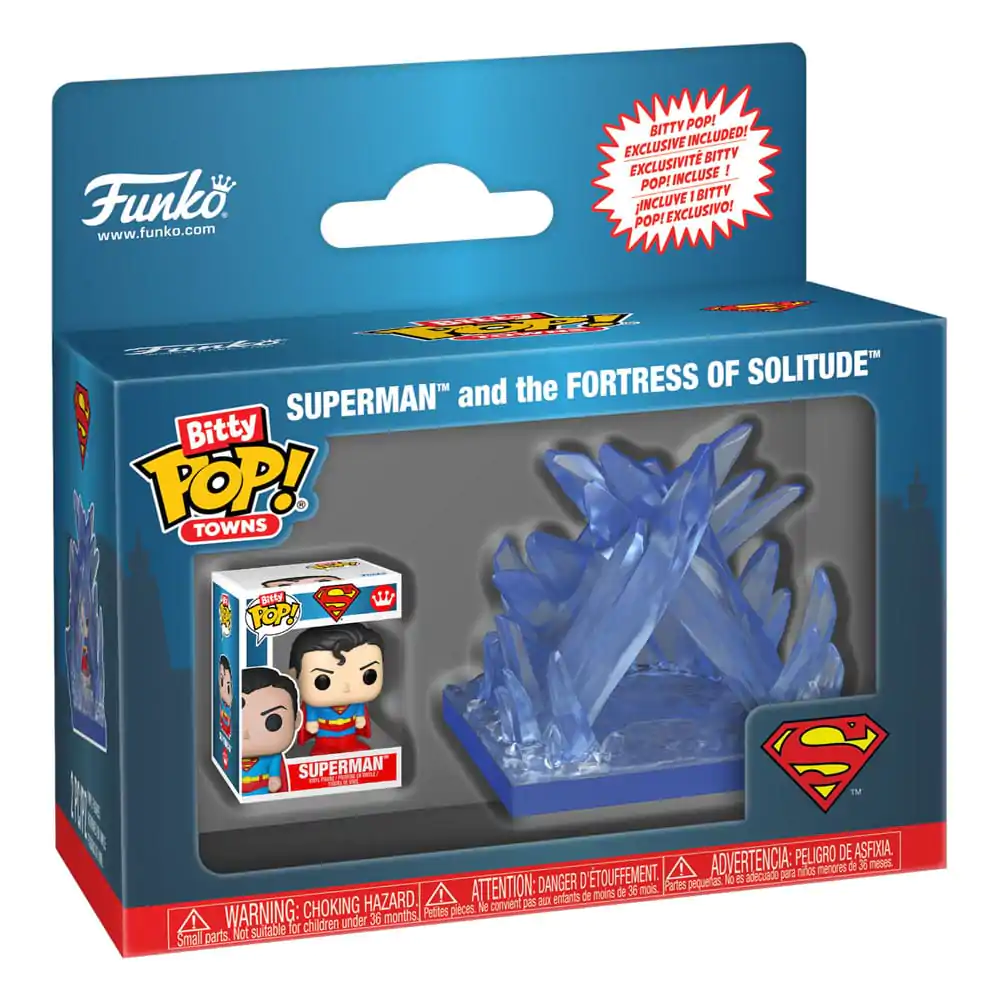 Bitty Funko POP figure Town DC Comics Superman Fortress of Solitude figurka fotografii produktu