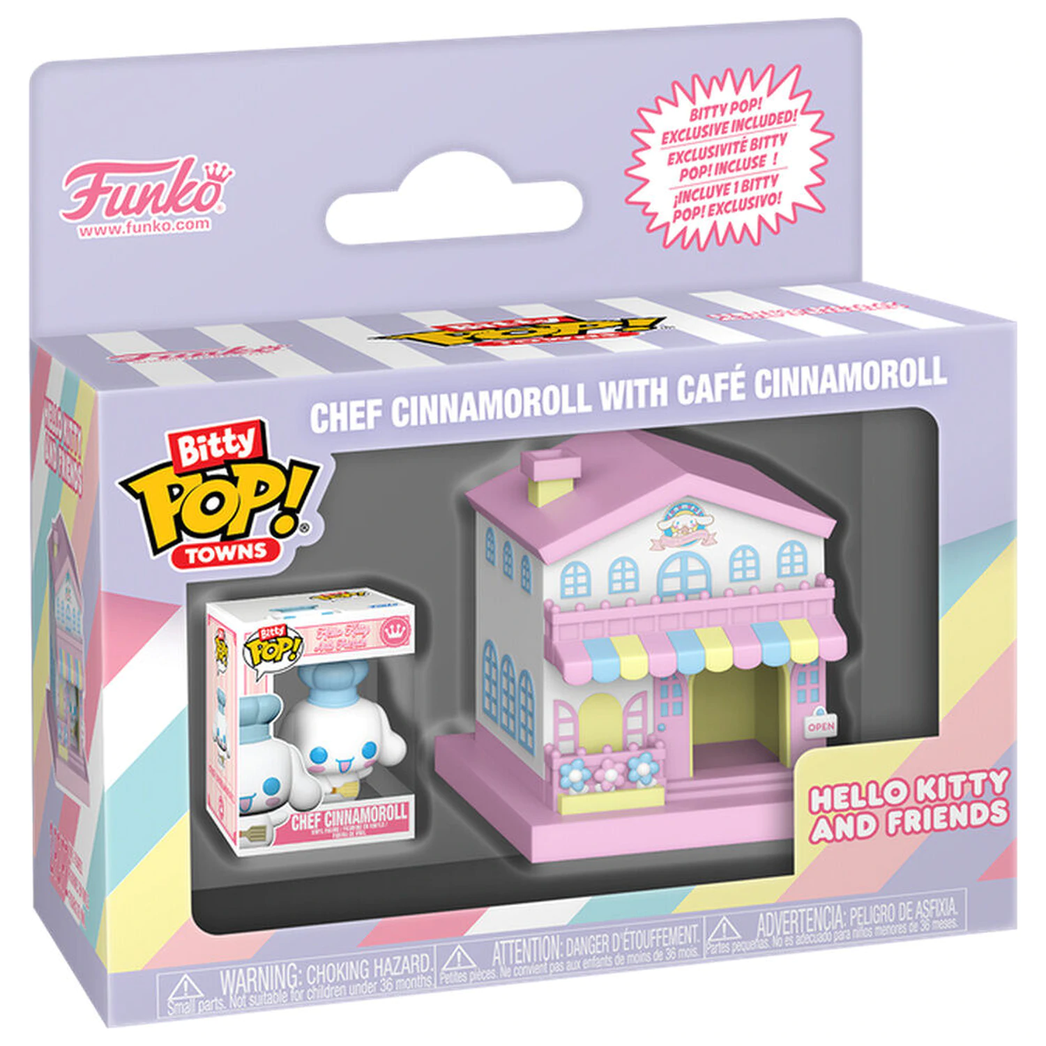 Malá Funko POP figurka Town Hello Kitty and Friends Chef Cinnamoroll With Cafe Cinnamoroll fotografii produktu