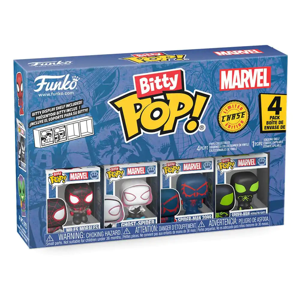 Bitty Funko POP Marvel Spider-Man Miles Vinyl Figurka 4-Pack Morales fotografii produktu