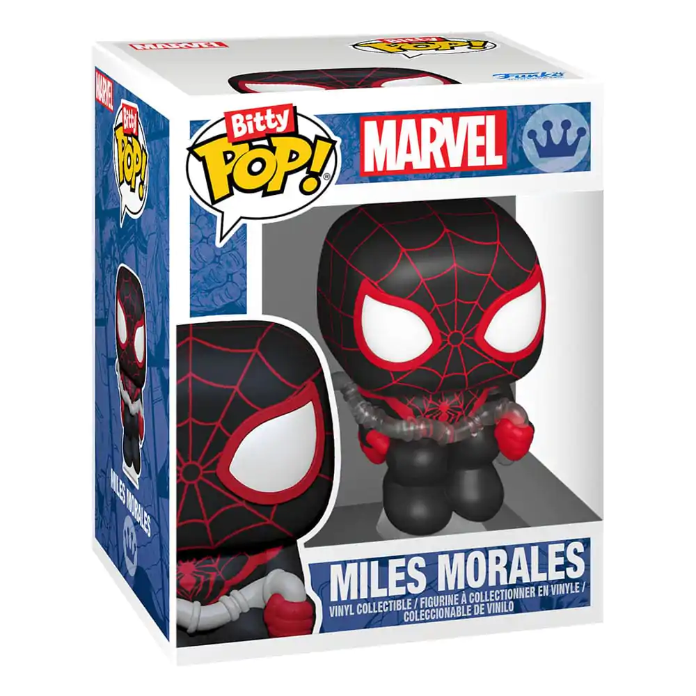 Bitty Funko POP Marvel Spider-Man Miles Vinyl Figurka 4-Pack Morales fotografii produktu